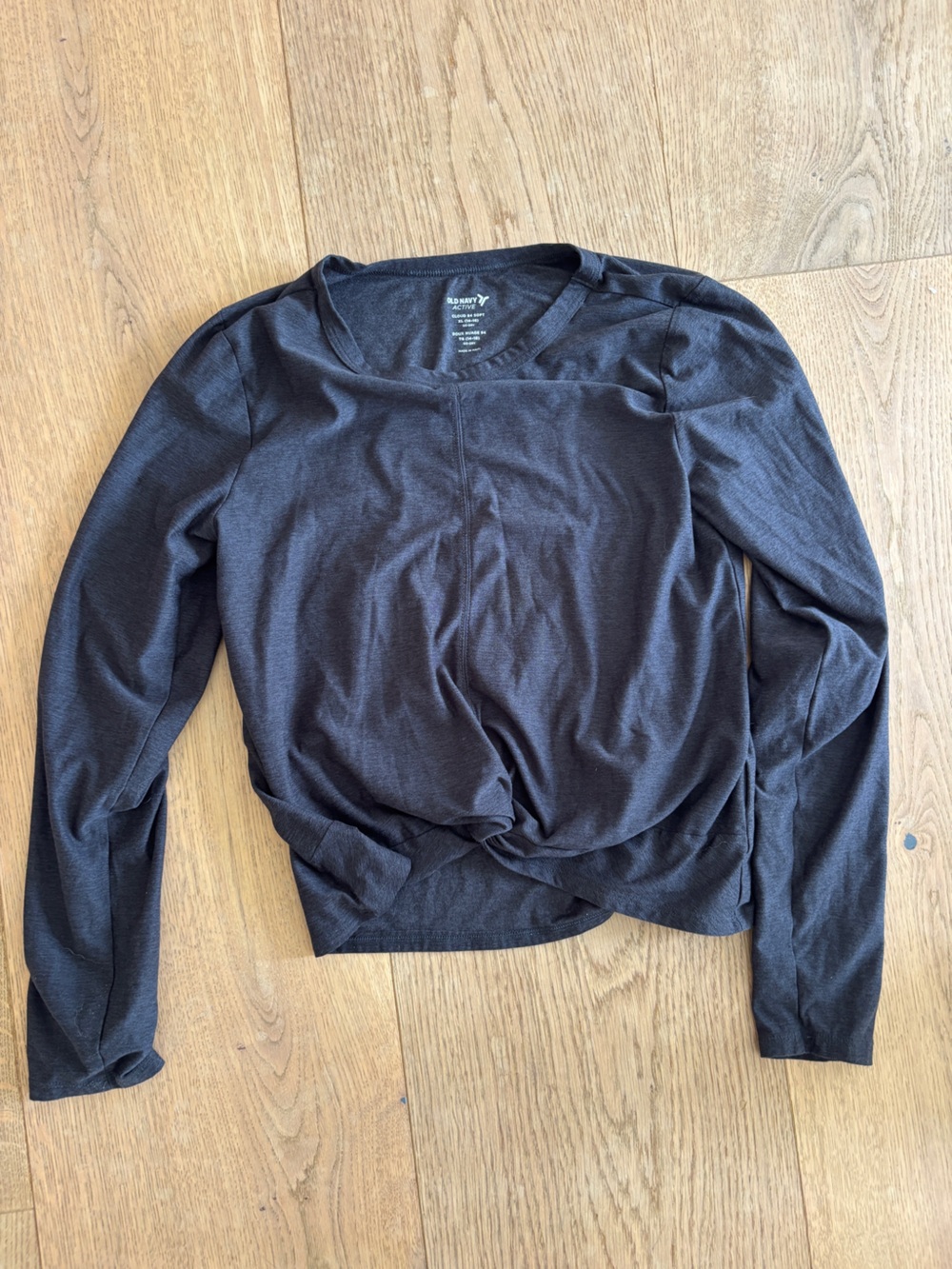 Old Navy Cloud94 Soft Long Sleeve, Charcoal Grey XL